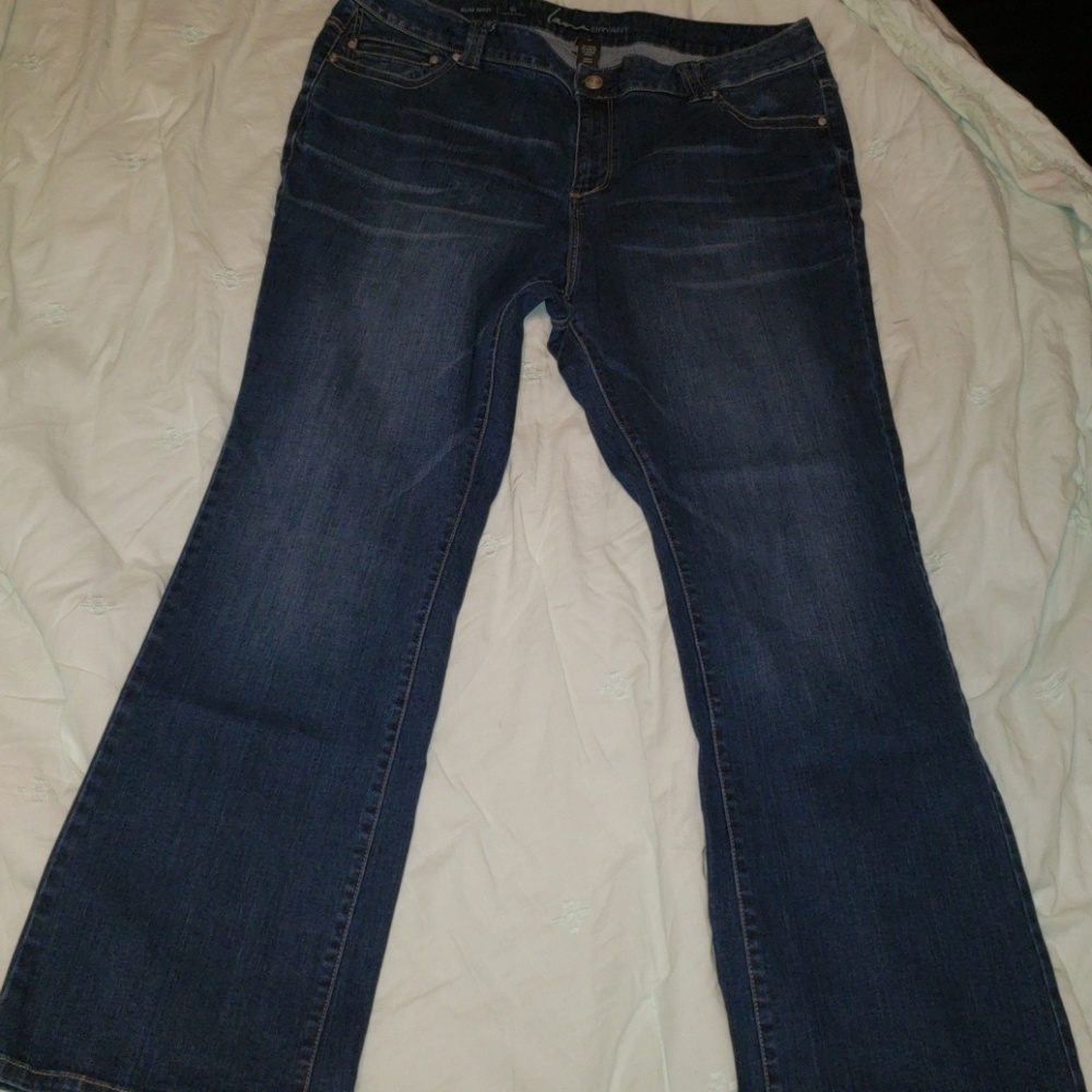 Lane Bryant 24W Slim Boot Genius Fit Jeans NWOT